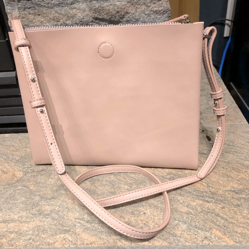 French Connection Folio Purse Pale Pink